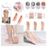 Smiling Foot Silicone Anti Crack Heel Socks