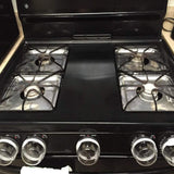 10 Pcs Square Shaped Stove Cover, Anti-oil Aluminum Foil