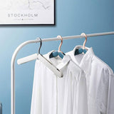 Portable Folding Clothes Hangers with Slots (Pack of 2)