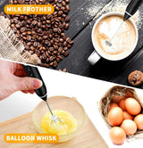 3 Speed Rechargeable Handheld Milk Frother & Blender