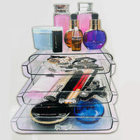 3 Drawer Vanity, Compact Slim Storage Organizer for Cosmetics or Jewellery