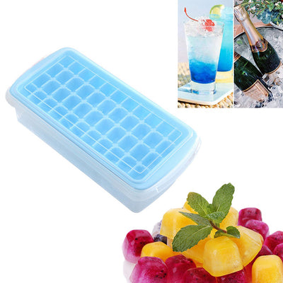 36 Grids Silicone Ice Cube Jelly Tray with Lid