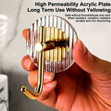 Luxurious Punch-Free Strong Self Adhesive Acrylic Hook (4 Pcs)