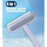 4 in 1 Multifunctional Mesh Cleaning Brush & Wiper with Extended Handle