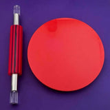 Acrylic Rolling Pin and Non Slip Rolling Board Set