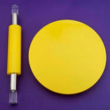 Acrylic Rolling Pin and Non Slip Rolling Board Set