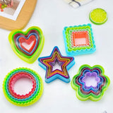 Cookie or Biscuit Cutter Set – Plastic (5 Pcs Set)