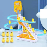 Duck Slide Stairs Toy, Duck Roller Toy for Hand Eyes Coordination