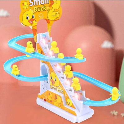 Duck Slide Stairs Toy, Duck Roller Toy for Hand Eyes Coordination