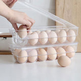 12 Grids Acrylic Egg Storage Holder Box with Lid