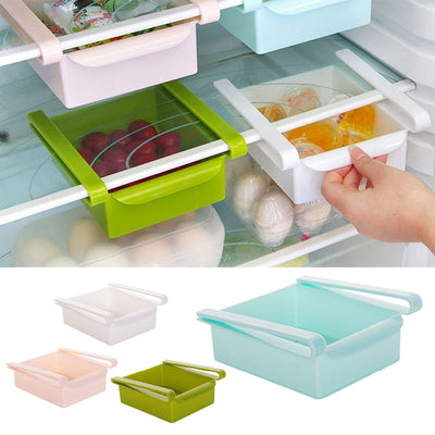 Refrigerator Silicone Foldable Drawer Storage Box