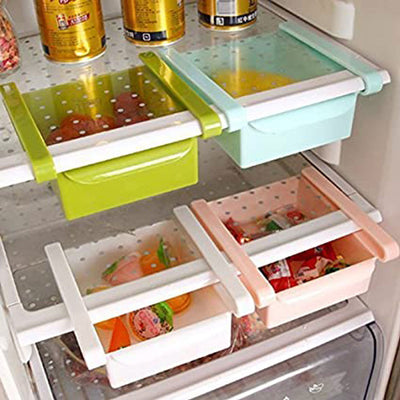 Refrigerator Silicone Foldable Drawer Storage Box