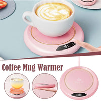 USB Mug Warmer with 3 Temperature Settings (Heated Thermostatic Coaster)