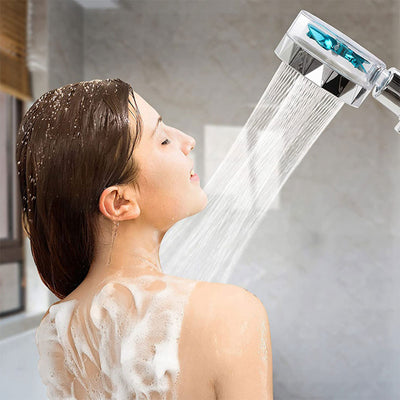 360 Degree Rotatable High Pressure Shower Head (Rotated Propeller with Fan)