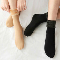 Velvet Cashmere Warm Socks for Ladies