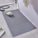 Large Silicone Shower Foot Scrubber Mat with Suction Cups (44×74 cm)