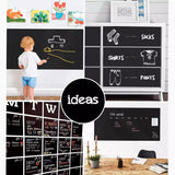 DIY Black Board Wall Adhesive Sticker Paper - (2x3 Feet)