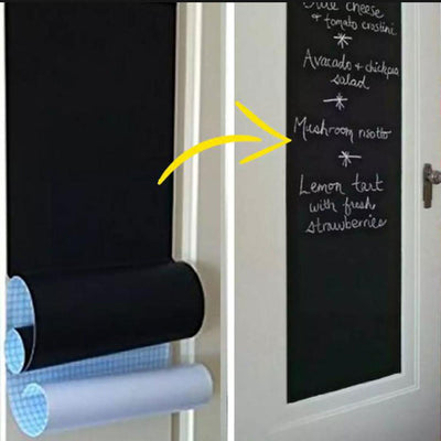 DIY Black Board Wall Adhesive Sticker Paper - (2x3 Feet)