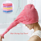 Magic Hair Towel, Hair Drying Turban Bathing Wrap Cap