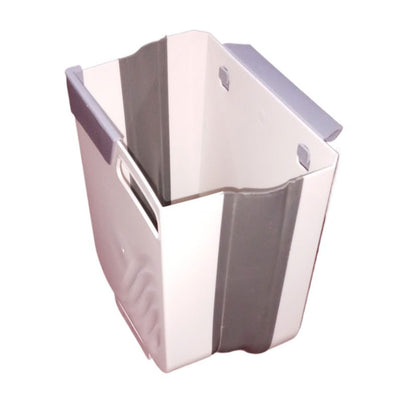 Mini Collapsible Foldable Garbage Bin (Hanging Trash Holder for Cabinet)