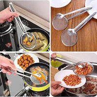 2 in 1 Multi-functional Fry Tool Filter Spoon Strainer with Clip