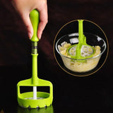 Multifunctional Automatic Push Vegetable & Potatoes Masher