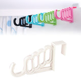 Multipurpose 5 Level Door Hook (Multicolor)