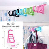 Multipurpose 5 Level Door Hook (Multicolor)