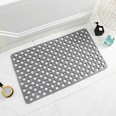 Non Slip Bath Mat, Anti Mold TPE Shower Mat with Suction Cups (15.50in x 40in)