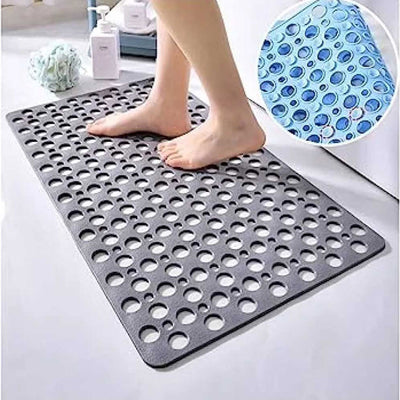 Non Slip Bath Mat, Anti Mold TPE Shower Mat with Suction Cups (15.50in x 40in)
