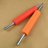 Non-Stick Silicone Rolling Pin with Steel Handle