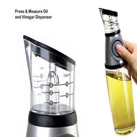 Press & Measure Oil Bottle for Kitchen and Cooking - 500Ml