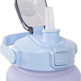 Pack of 3 Water Bottles with Straw Sipper (2000ml, 900ml, 500ml)