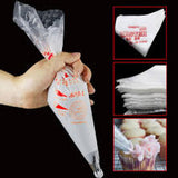 Pack of 100 - Extra Thick Disposable Icing Pipping Bags (Large)