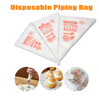 Pack of 100 - Extra Thick Disposable Icing Pipping Bags (Medium)