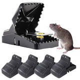 Pack of 2 Reusable Plastic Mouse Catcher, Quick and Effective Mouse Snap Trap