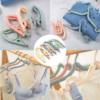 Pack of 3 Pcs - Portable Folding Clothes Hangers