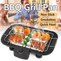 Portable Electric BBQ Grill, Non Stick with 5 Temperature Adjustments (2000W)