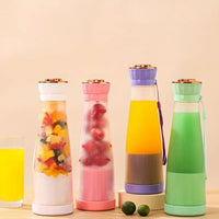 Portable Rechargeable Bottled Juicer for Shakes And Smoothies (6 Blades)