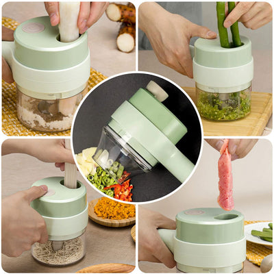 Portable & Wireless Electric Vegetable Cutter (Food Processor)