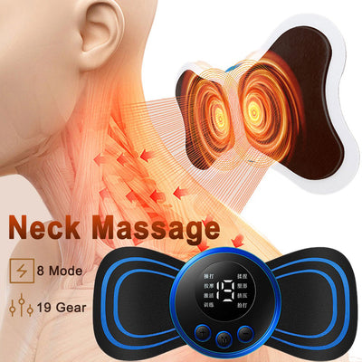 Portable Mini Neck Electric Massager (Back & Shoulder Fatigue Reliever)