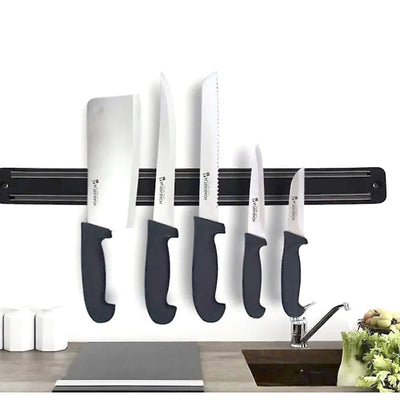 Powerful Magnetic Knife Holder (38cm - Black)