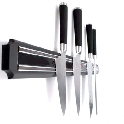 Powerful Magnetic Knife Holder (38cm - Black)