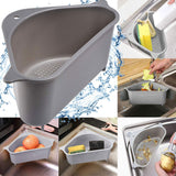 Triangular Sink Strainer Basket (Self Drain Rack)