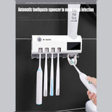 Wall Mount Automatic Toothpaste Dispenser (Solar UV Light Ultraviolet Sterilizer)