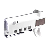 Wall Mount Automatic Toothpaste Dispenser (Solar UV Light Ultraviolet Sterilizer)