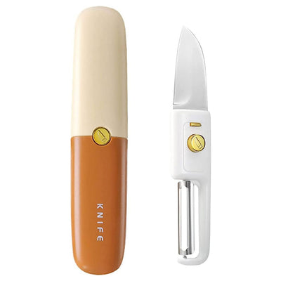 2 in 1 Stainless Steel Knife with Peeler