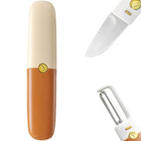 2 in 1 Stainless Steel Knife with Peeler