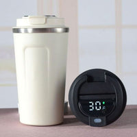 Stainless Steel Coffee Mug (Smart LED Temperature Display - 510ML)