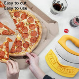 Stainless Steel Multi-Function Pizza Cutter Food Chopper with Protective Sheath